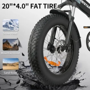 Vélo de montagne électrique Ridstar H20 1000W