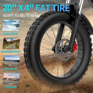 Vélo électrique Ridstar Q20 Pro 2000W gros pneu