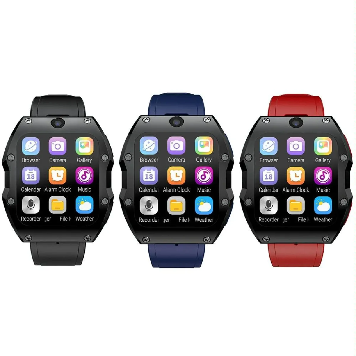 Yonis Montre 4G Étanche Sport SOS 2.02