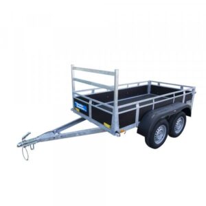 Remorque en bois 2m57x1m57 750kg 2 essieux