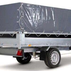 Remorque double essieux freinée 1500 kg benne Brenderup BT 4260SB1500