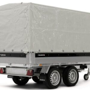 Remorque double essieux freinée 1500 kg benne Brenderup BT 4260SB1500