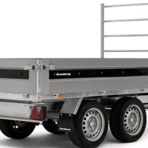 Remorque double essieux freinée 1500 kg benne Brenderup BT 4260SB1500