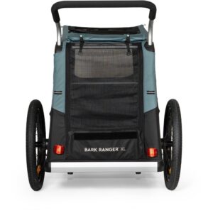 Remorque vélo pour chien​ Burley Bark Ranger XL – noir/turquoise mat