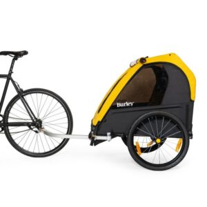 Burley Remorque pour Vélo – Bee Single pour 1 Enfant – jaune/noir