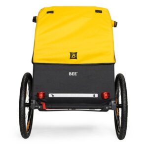 Burley Remorque pour Vélo – Bee Single pour 1 Enfant – jaune/noir