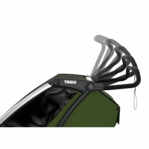 Chariot thule cab 2	Remorque Vélo pour 2 Enfants – cypress vert