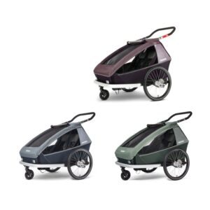 Poussette velo remorque Kid Vaaya 2 Croozer pour deux enfants