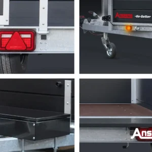 REMORQUE BAGAGERE BSX 1350.251 GO-GETTER ANSSEMS