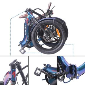 Vélo électrique pliant Fafrees F20 Pro 250W 20&Prime; en Cadre Ouvert 18Ah Batterie
