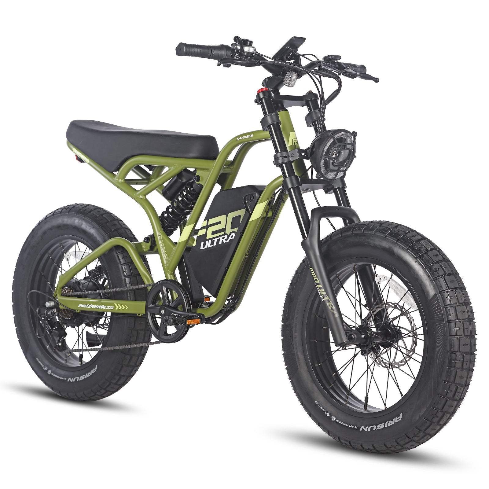 FAFREES F20 ULTRA 750W 20″ Fat Bike E-Mountain Bike 48V 25Ah LG Batterie E-MTB
