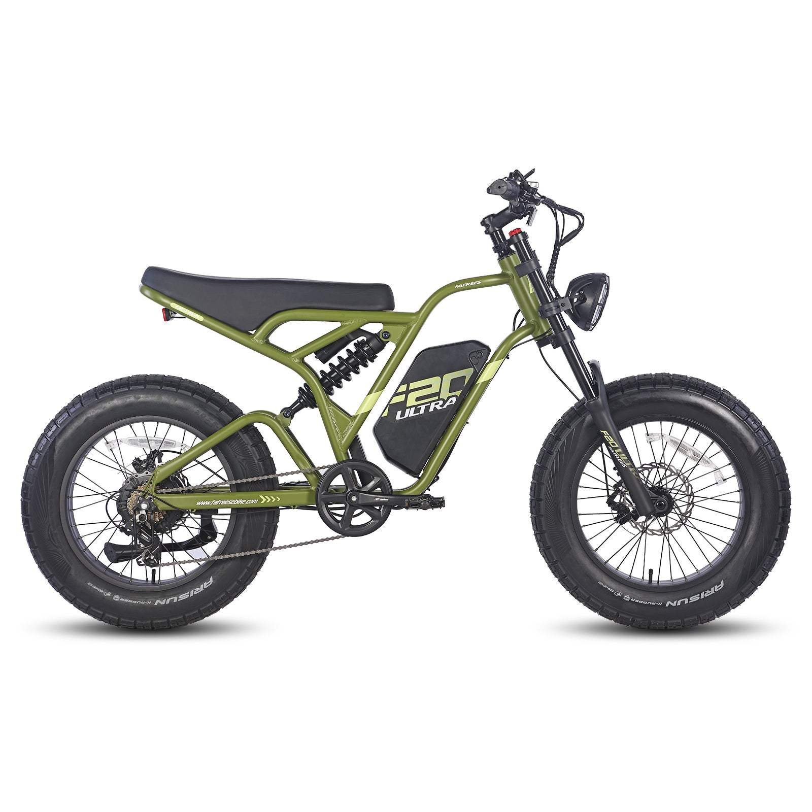 FAFREES F20 ULTRA 750W 20″ Fat Bike E-Mountain Bike 48V 25Ah LG Batterie E-MTB