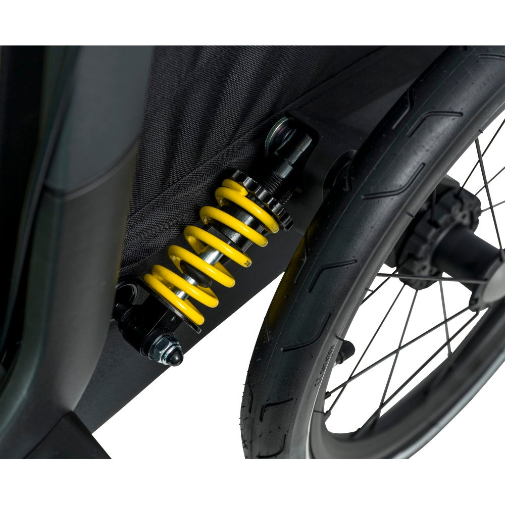 Remorque chien vélo Hamax – Pluto Large – bleu marine/noir