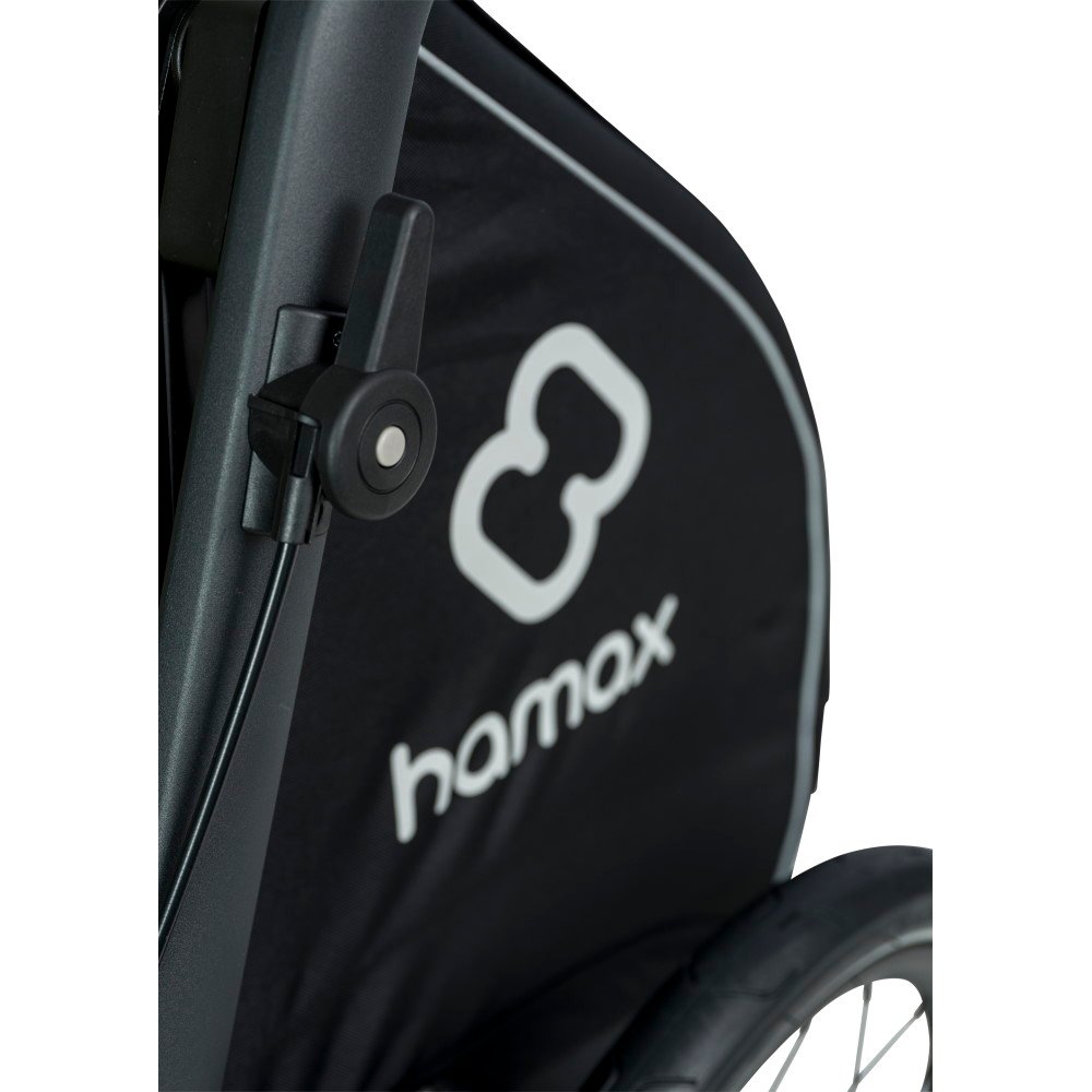 Remorque chien vélo Hamax – Pluto Large – bleu marine/noir