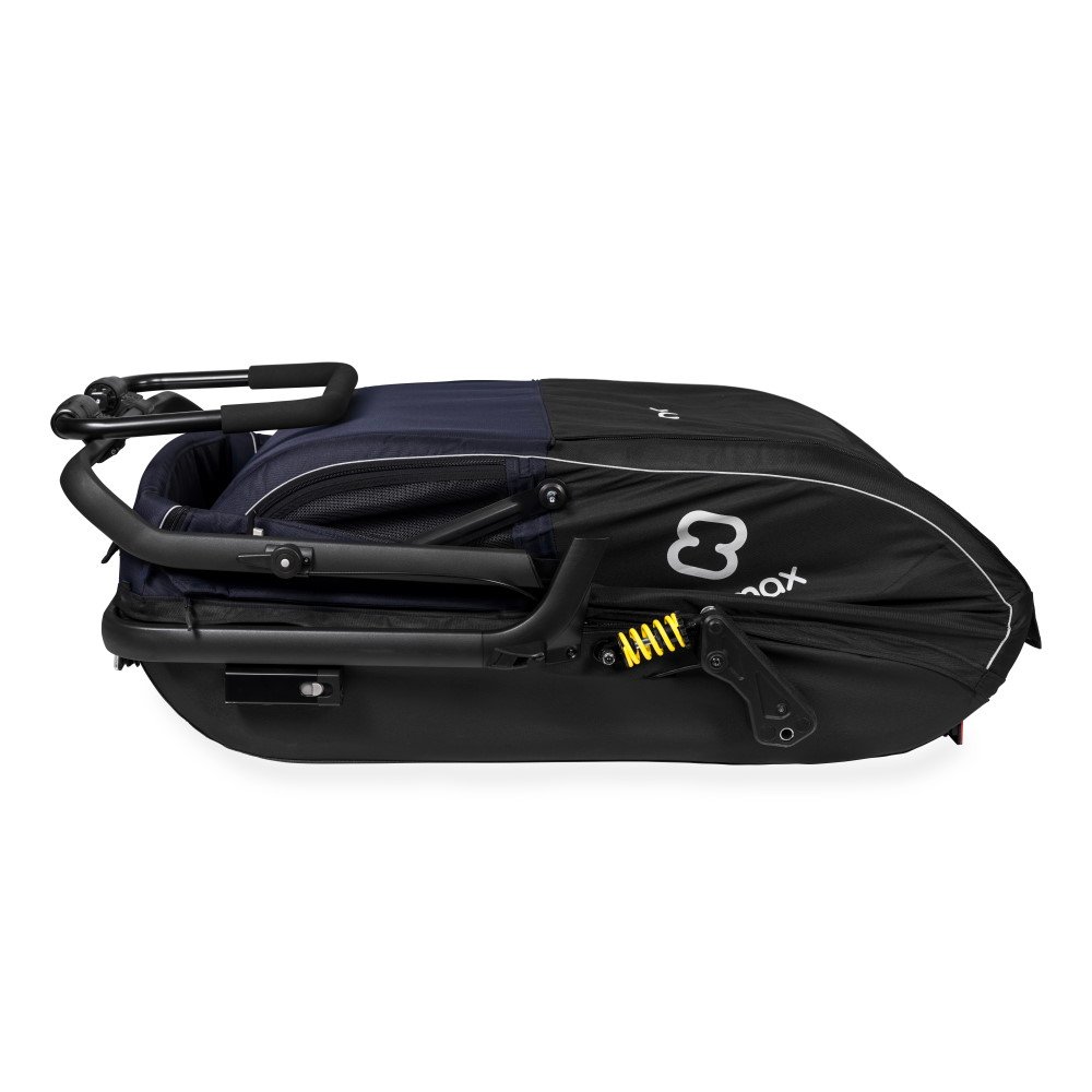 Remorque chien vélo Hamax – Pluto Large – bleu marine/noir