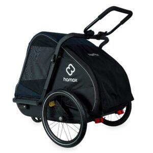 Remorque chien vélo Hamax ​ – Pluto Large – bleu marine/noir