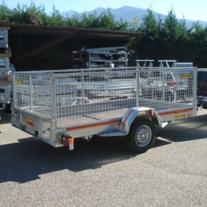 Remorque plateau MECANOREM RPMS 901 F – PTAC : 1300 Kg – 1 essieu freiné – 305 x 170 cm