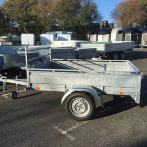 Remorque mecano galva robust simple essieu 750kg