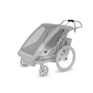 Remorque bébé vélo​ Thule pour 2 Enfants – Chariot Sport 2 Double – noir