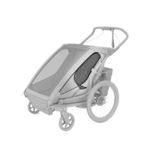 Remorque bébé vélo​ Thule pour 2 Enfants – Chariot Sport 2 Double – noir