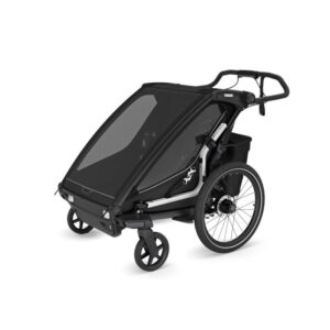 Remorque bébé vélo​ Thule pour 2 Enfants – Chariot Sport 2 Double – noir