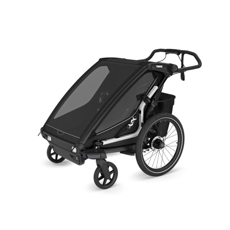 Remorque bébé vélo Thule pour 2 Enfants – Chariot Sport 2 Double – noir