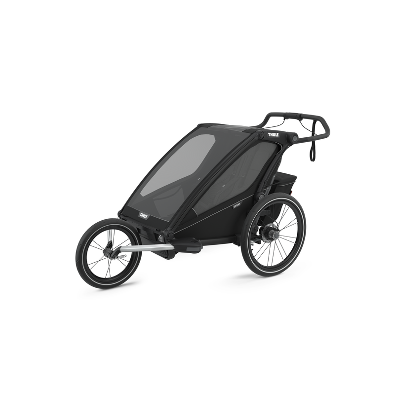 Remorque bébé vélo Thule pour 2 Enfants – Chariot Sport 2 Double – noir