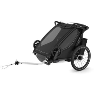 Remorque bébé vélo​ Thule pour 2 Enfants – Chariot Sport 2 Double – noir
