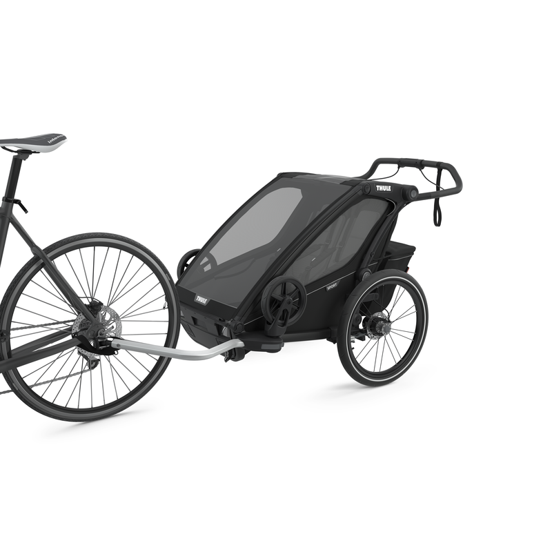 Remorque bébé vélo Thule pour 2 Enfants – Chariot Sport 2 Double – noir