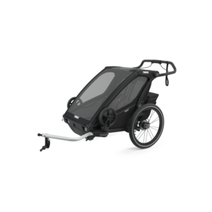 Remorque bébé vélo​ Thule pour 2 Enfants – Chariot Sport 2 Double – noir