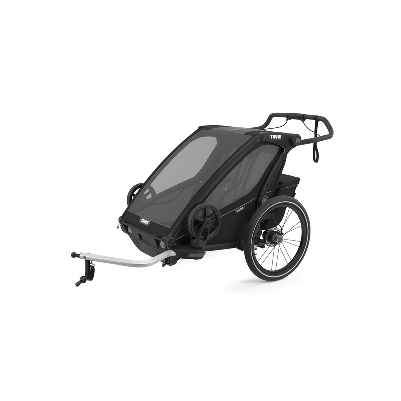 Remorque bébé vélo Thule pour 2 Enfants – Chariot Sport 2 Double – noir