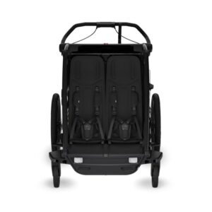 Remorque bébé vélo​ Thule pour 2 Enfants – Chariot Sport 2 Double – noir