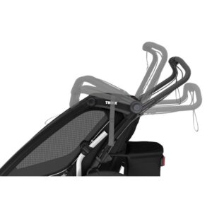 Remorque bébé vélo​ Thule pour 2 Enfants – Chariot Sport 2 Double – noir