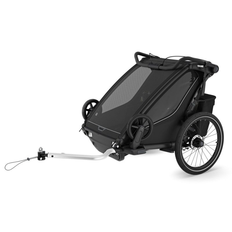 Remorque bébé vélo Thule pour 2 Enfants – Chariot Sport 2 Double – noir