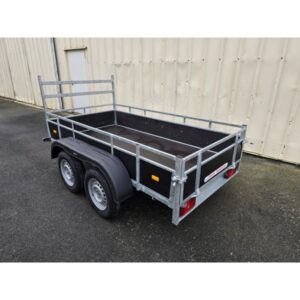 Remorque Bois 2 essieux 750kg 2m57x1m32