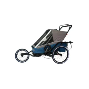 Remorque vélo enfant poussette 2 places 3-In-1 Ax.Bike