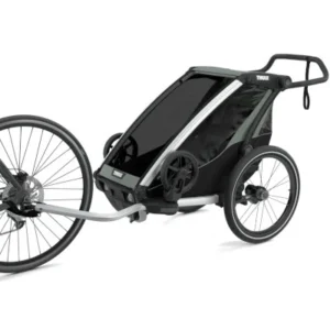 Thule Chariot Lite 1 – Remorque Vélo pour 1 Enfant – agave