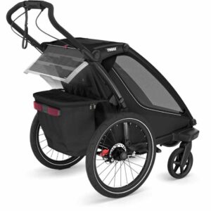 Remorque à vélo occasion​ Thule pour 1 Enfant – Chariot Sport 2 Single – natural gold