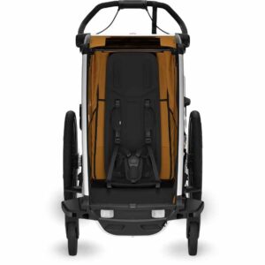 Remorque à vélo occasion​ Thule pour 1 Enfant – Chariot Sport 2 Single – natural gold
