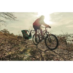 Remorque vélo charge 200 kg​ – Singletrailer II Sport – caribbean green