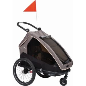 Vélo remorque XLC MONO S Enfants – gris/beige/anthracite
